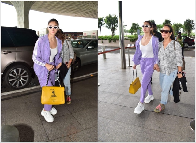 Alia Bhatt with Soni Razdan leave for Ooty.