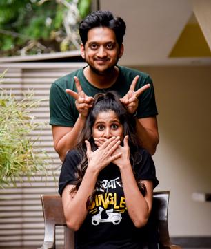 Sai Tamhankar and Amey Wagh pose for pictures at Deccan Rendezvous in Pune (Sanket Wankhade/HT PHOTO) Sai Tamhankar and Amey Wagh pose for pictures at Deccan Rendezvous in Pune (Sanket Wankhade/HT PHOTO)