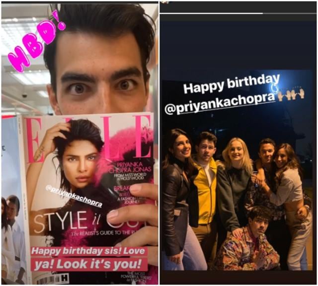 Kevin and Joe also wished Priyanka on her birthday. Kevin and Joe also wished Priyanka on her birthday.