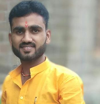 Vikas Khandagale, Savitribai Phule Pune University, Akhil Bharatiya Vidyarthi Parishad (ABVP) member (HT PHOTO) Vikas Khandagale, Savitribai Phule Pune University, Akhil Bharatiya Vidyarthi Parishad (ABVP) member (HT PHOTO)
