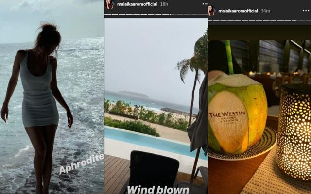 Malaika Arora chills in the Maldives. (Instagram)