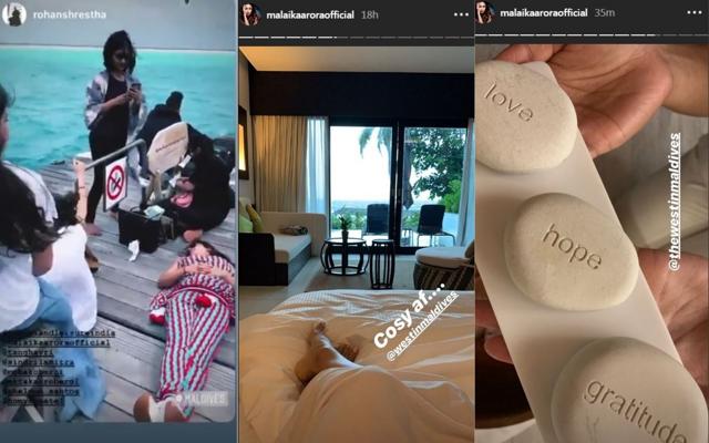 Malaika Arora enjoys her time in the Maldives. (Instagram)