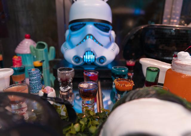 Younion, recently opened at Lower Parel, Mumbai, features over 200 shots on the menu. Its jungle-themed vibe has Stormtrooper helmets along with branches and creepers as part of the decor.