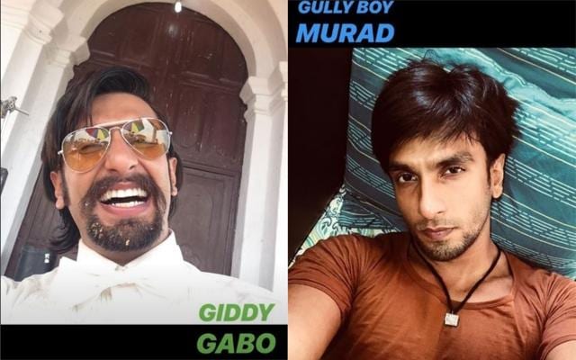 Ranveer Singh in Finding Fanny and Gully Boy. Ranveer Singh in Finding Fanny and Gully Boy.