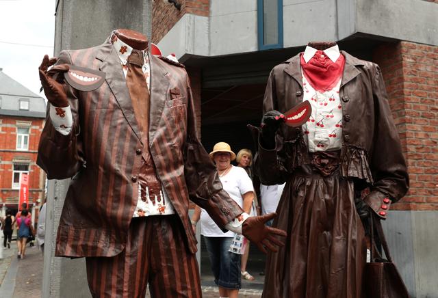 Artist called "Tetes Perdues" take part in the festival "Statues en Marche" in Marche-en-Famenne, Belgium, July 20, 2019. REUTERS/Yves Herman (REUTERS) Artist called "Tetes Perdues" take part in the festival "Statues en Marche" in Marche-en-Famenne, Belgium, July 20, 2019. REUTERS/Yves Herman (REUTERS)