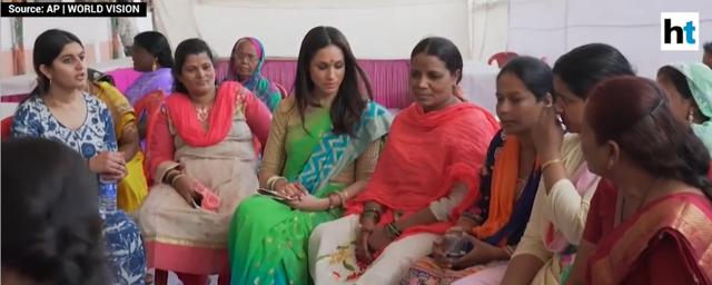 Meghan Markle was in Mumbai in 2017. Meghan Markle was in Mumbai in 2017.