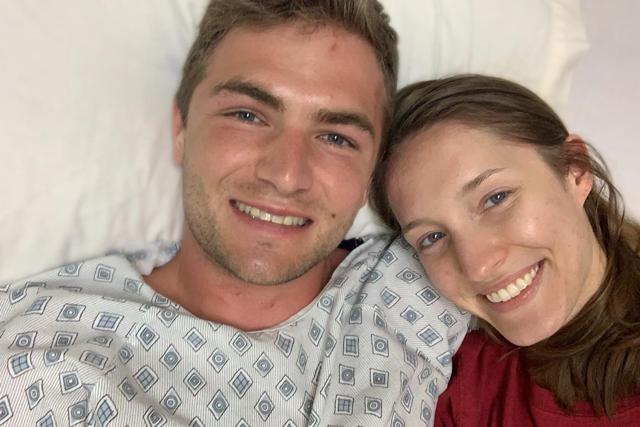 Clay Chastain with his wife Acaimie Chastain. (gofundme) Clay Chastain with his wife Acaimie Chastain. (gofundme)