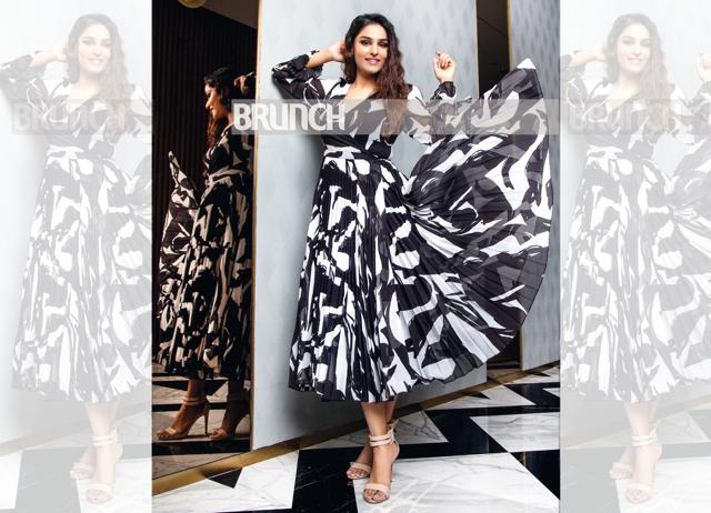 Gauri claims that today it is not essential for sportswomen to maintain a tough or manly image to prove their dedication towards the game; Dress, H&M; shoes, Zara (Shivamm Paathak ) Gauri claims that today it is not essential for sportswomen to maintain a tough or manly image to prove their dedication towards the game; Dress, H&M; shoes, Zara (Shivamm Paathak )