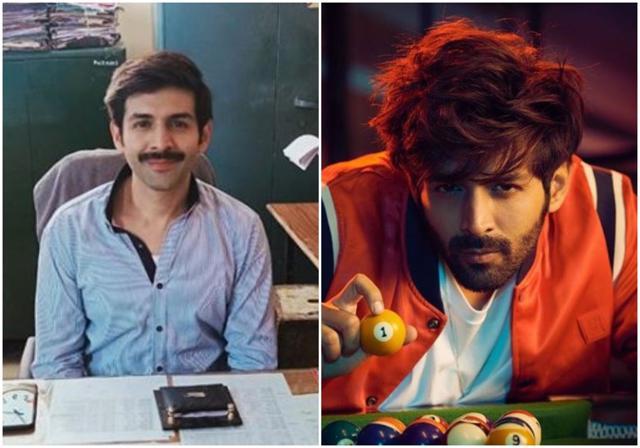 Kartik Aaryan as Chintu Tyagi in Pati, Patni Aur Woh. Kartik Aaryan as Chintu Tyagi in Pati, Patni Aur Woh.