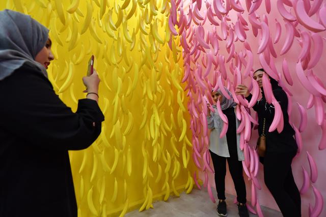 The Selfie Museum' in Budapest opened in a two-level 400m2 area. (AFP File Photo) The Selfie Museum' in Budapest opened in a two-level 400m2 area. (AFP File Photo)