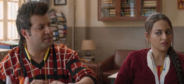 Varun Sharma and Sonakshi Sinha in a still from Khandaani Shafakhana.