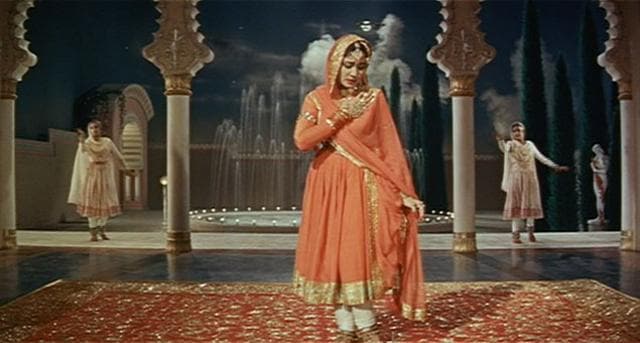 Meena Kumari in Pakeezah. Meena Kumari in Pakeezah.