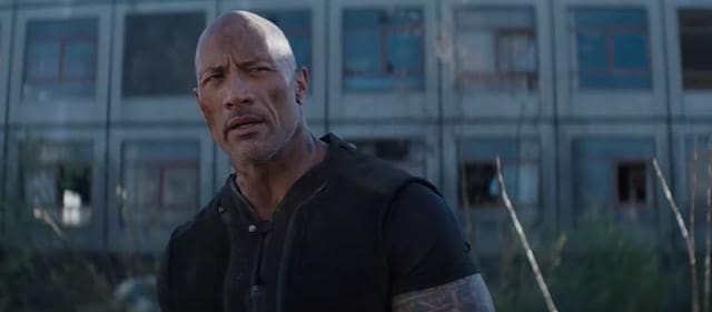 Dwayne ‘The Rock’ Johnson in a still from Hobbs &amp; Shaw.