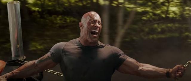 Dwayne ‘The Rock’ Johnson in a still from Hobbs &amp; Shaw.