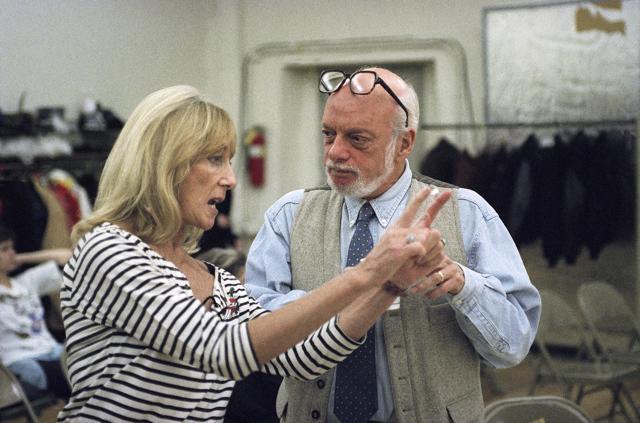 FILE - This Nov. 5, 1993 file photo, director Harold Prince, right, talks with choreographer Gillian Lynne during rehearsals for the upcoming San Francisco production of "Phantom of the Opera", in New York. Prince, who pushed the boundaries of musical theater with such groundbreaking shows as “The Phantom of the Oepra,” "Cabaret," "Company" and "Sweeney Todd" and won a staggering 21 Tony Awards, died Wednesday, July 31, 2019, after a brief illness in Reykjavik, Iceland. He was 91. (AP Photo/Paul Hurschmann, File) (AP) FILE - This Nov. 5, 1993 file photo, director Harold Prince, right, talks with choreographer Gillian Lynne during rehearsals for the upcoming San Francisco production of "Phantom of the Opera", in New York. Prince, who pushed the boundaries of musical theater with such groundbreaking shows as “The Phantom of the Oepra,” "Cabaret," "Company" and "Sweeney Todd" and won a staggering 21 Tony Awards, died Wednesday, July 31, 2019, after a brief illness in Reykjavik, Iceland. He was 91. (AP Photo/Paul Hurschmann, File) (AP)