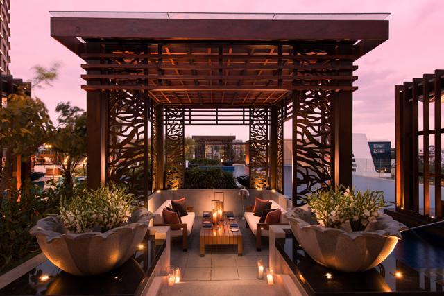 Tiamo Conrad Bengaluru Rooftop poolside Tiamo Conrad Bengaluru Rooftop poolside