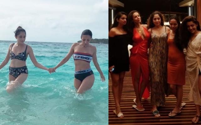 Malaika Arora enjoying with her friends in Maldives. Malaika Arora enjoying with her friends in Maldives.