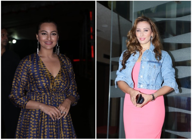 Sonakshi Sinha at Khandaani Shafakhana screening and Iulia Vantur spotted by the paparazzi.