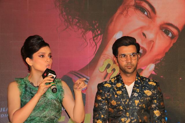 Kangana Ranaut and Rajkummar Rao promote Judgementall Hai Kya. (IANS) Kangana Ranaut and Rajkummar Rao promote Judgementall Hai Kya. (IANS)