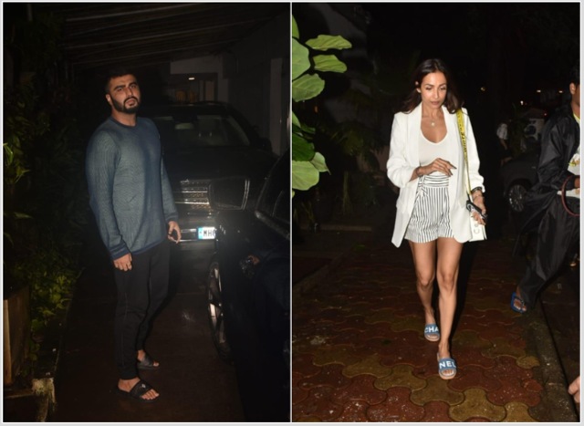 Arjun Kapoor and Malaika Arora spotted.