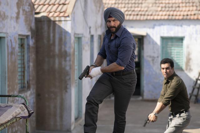Ghaywan directed the Sartaj Singh (Saif Ali Khan) part of the story and says the canvas has gotten considerably larger in the show. (Tejinder Singh Khamkha/Netflix) Ghaywan directed the Sartaj Singh (Saif Ali Khan) part of the story and says the canvas has gotten considerably larger in the show. (Tejinder Singh Khamkha/Netflix)