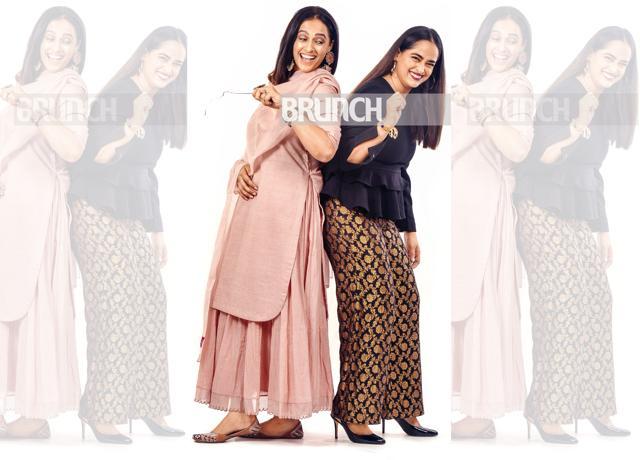 Rakhi for Ishita(left) and Umang is a celebration of the fact that their mother always wanted daughters. (On Ishita: Outfit, Good Earth; juttis, Amritsar; earrings, Krafted With Happiness; ring, Amethyst; bangles, Amrapali. On Umang: Top, Zara; pants, Fabindia, shoes, Charles N Keith; earrings, H&M) (Raj K Raj) Rakhi for Ishita(left) and Umang is a celebration of the fact that their mother always wanted daughters. (On Ishita: Outfit, Good Earth; juttis, Amritsar; earrings, Krafted With Happiness; ring, Amethyst; bangles, Amrapali. On Umang: Top, Zara; pants, Fabindia, shoes, Charles N Keith; earrings, H&M) (Raj K Raj)