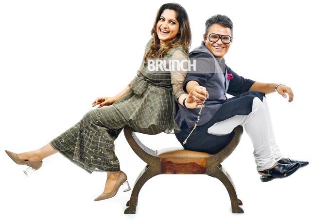 In school, Neha made calls on Tarun’s behalf to girls he was keen to talk to (On Tarun: Kurta-pyjama, Fabindia; jacket, Blackberrys; footwear, customised from a shop in CP; watch, Tag Heuer; glasses, Dolce & Gabbana; pocket square, Raymonds. On Neha: Outfit, Neha & Tarun; shoes, Zara; watch, iWatch) (Raj K Raj) In school, Neha made calls on Tarun’s behalf to girls he was keen to talk to (On Tarun: Kurta-pyjama, Fabindia; jacket, Blackberrys; footwear, customised from a shop in CP; watch, Tag Heuer; glasses, Dolce & Gabbana; pocket square, Raymonds. On Neha: Outfit, Neha & Tarun; shoes, Zara; watch, iWatch) (Raj K Raj)