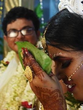 Transgender woman Tista Das and transgender man Dipan Chakraborty got married in Kolkata. (AFP File Photo) Transgender woman Tista Das and transgender man Dipan Chakraborty got married in Kolkata. (AFP File Photo)