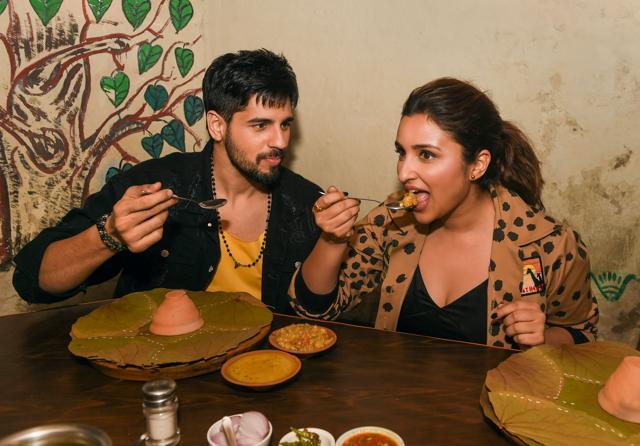 Sidharth Malhotra and Parineeti Chopra promote Jabariya Jodi that hit theatres on Friday. (PTI) Sidharth Malhotra and Parineeti Chopra promote Jabariya Jodi that hit theatres on Friday. (PTI)