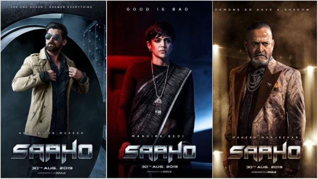 Saaho also stars actors Neil Nitin Mukesh, Mandira Bedi and actor-filmmaker Mahesh Manjrekar.