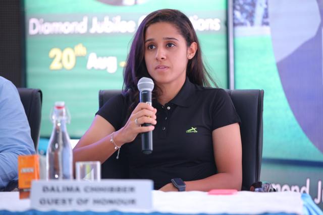 Dalima Chhibber at Subroto Cup 2019 Inauguration event in New Delhi. (Subroto Cup) Dalima Chhibber at Subroto Cup 2019 Inauguration event in New Delhi. (Subroto Cup)