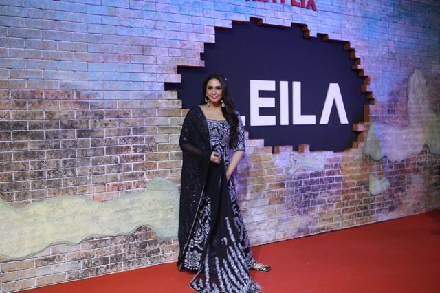 Huma at the screening of her Netflix show Leila, in Mumbai on June 7. (IANS) Huma at the screening of her Netflix show Leila, in Mumbai on June 7. (IANS)