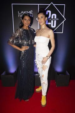 Models Candice Pinto (left) and Sucheta Sharma James. (HT Photo)