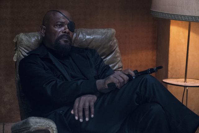 Samuel L. Jackson in a scene from Spider-Man: Far From Home. (AP) Samuel L. Jackson in a scene from Spider-Man: Far From Home. (AP)