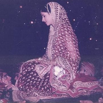 Shweta Bachchan Nanda as a bride. (Abu Jani Sandeep Khosla) Shweta Bachchan Nanda as a bride. (Abu Jani Sandeep Khosla)