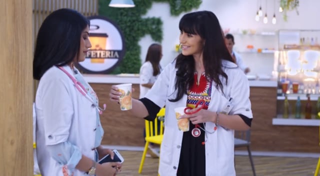 Surbhi Chandna and Rashmi Singh in a still from Sanjivani.