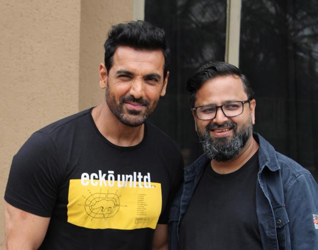 Director Nikkhil Advani and actor John Abraham during the promotions of their upcoming film Batla House in Mumbai on Aug 6, 2019. (IANS) Director Nikkhil Advani and actor John Abraham during the promotions of their upcoming film Batla House in Mumbai on Aug 6, 2019. (IANS)