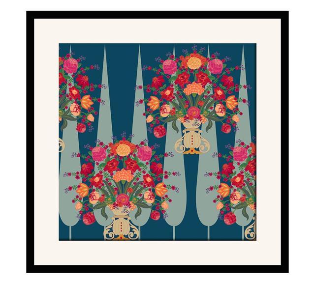 This frame with bouquet motifs will be a great addition to your work desk. (India Circus) This frame with bouquet motifs will be a great addition to your work desk. (India Circus)
