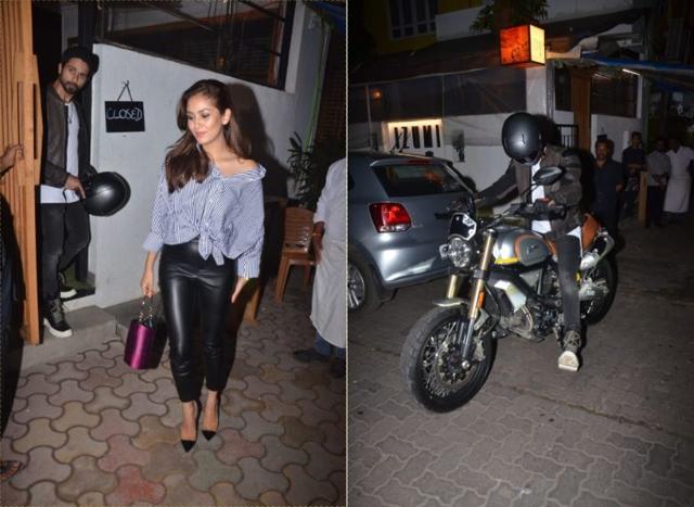Mira Rajput and Shahid Kapoor spotted after a date.