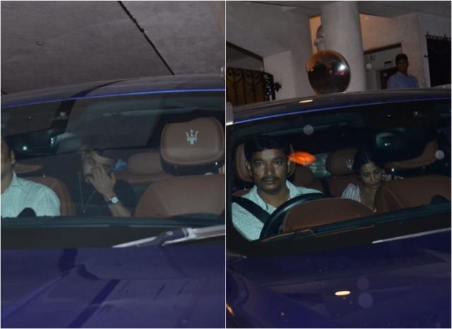 Arjun Kapoor with Malaika Arora at a friend’s place.