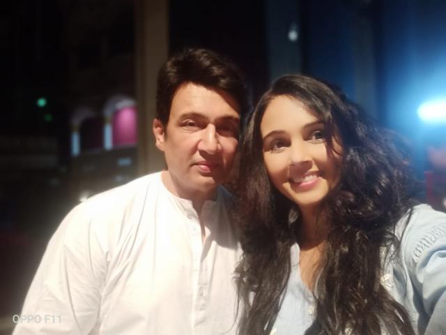Suchitra Krishnamoorthi and Shekhar Suman. Suchitra Krishnamoorthi and Shekhar Suman.