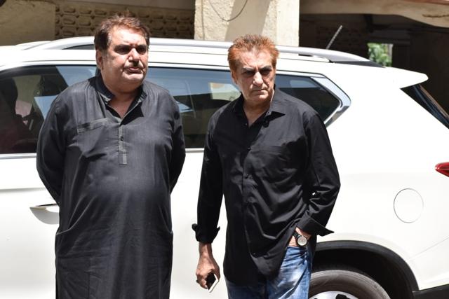 Raza Murad at Khayyam’s funeral. (Varinder Chawla) Raza Murad at Khayyam’s funeral. (Varinder Chawla)