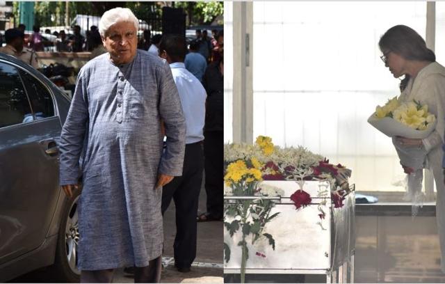 Javed Akhtar at Khayyam’s residence.