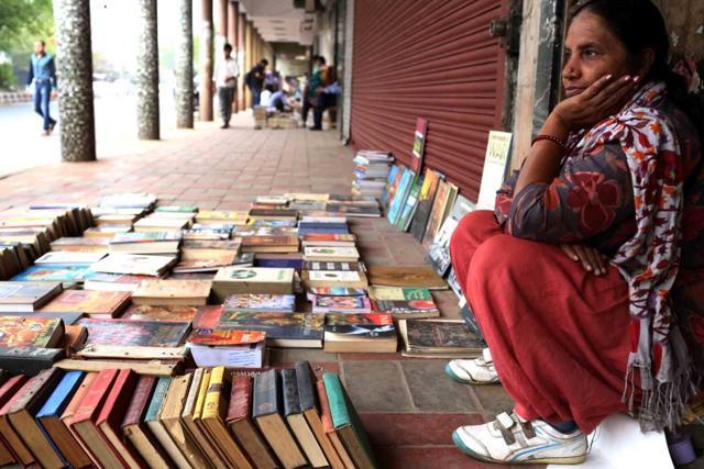 According to one of the book sellers, the municipal council is most likely to let the book bazaar operate on the lanes outside the National Bal Bhawan. (HT Photo ) According to one of the book sellers, the municipal council is most likely to let the book bazaar operate on the lanes outside the National Bal Bhawan. (HT Photo )