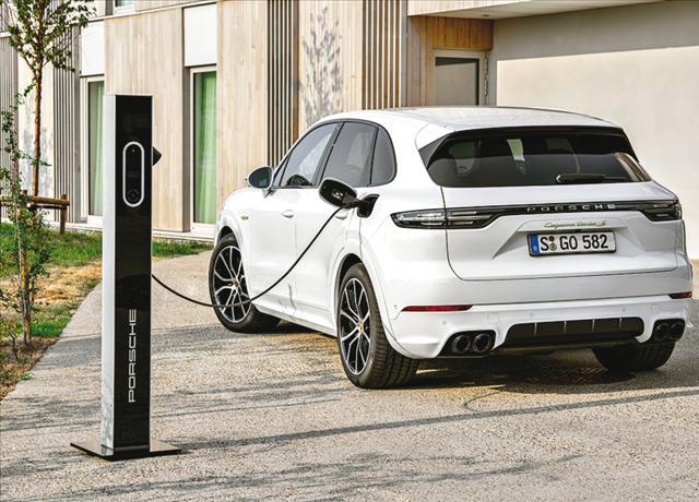 Topping up the battery from a home charging point can take up to six hours Topping up the battery from a home charging point can take up to six hours