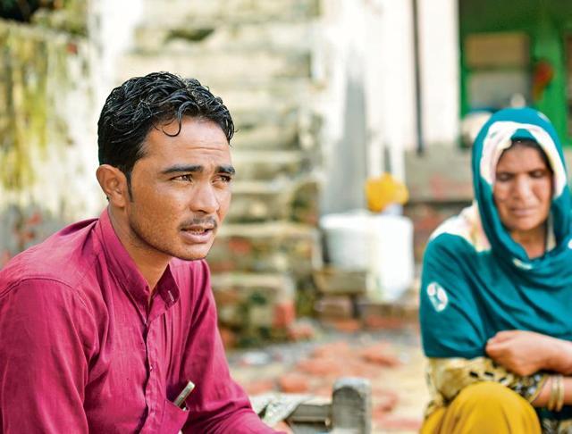 Pehlu Khan’s wife Jabuna and his eldest son Irshad Khan at their house in Nuh, Haryana, August 16, 2019. (Amal KS / HT Photo ) Pehlu Khan’s wife Jabuna and his eldest son Irshad Khan at their house in Nuh, Haryana, August 16, 2019. (Amal KS / HT Photo )
