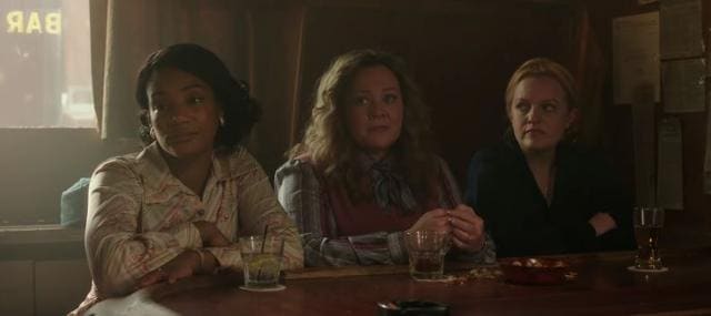 The Kitchen leaves Melissa McCarthy, Tiffany Haddish and Elisabeth Moss stranded in the middle of a glorified fancy dress party.
