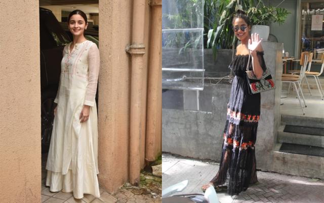 Alia Bhatt and Lisa Haydon spotted in Mumbai. (Varinder Chawla) Alia Bhatt and Lisa Haydon spotted in Mumbai. (Varinder Chawla)