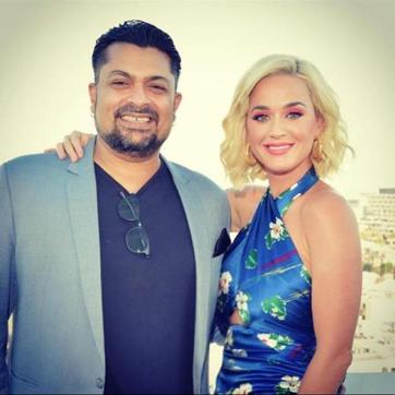 Devraj Sanyal and Katy Perry Devraj Sanyal and Katy Perry