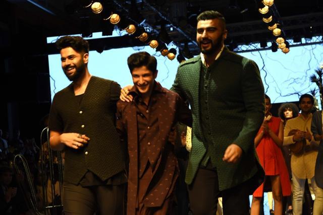 Arjun Kapoor at the Lakme Fashion Week Winter/Festive 2019 in Mumbai. (IANS) Arjun Kapoor at the Lakme Fashion Week Winter/Festive 2019 in Mumbai. (IANS)